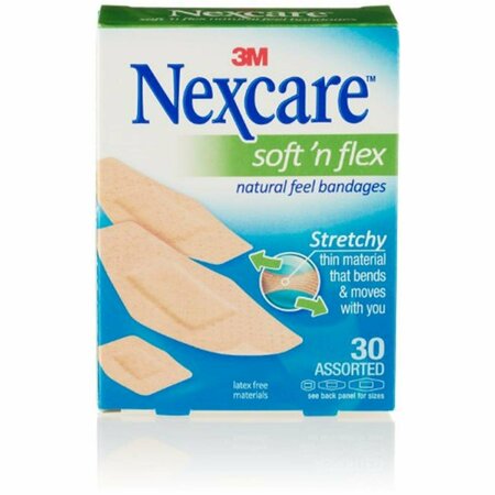 NEXCARE 30 Softn Flex Bandages - Tan NE465157